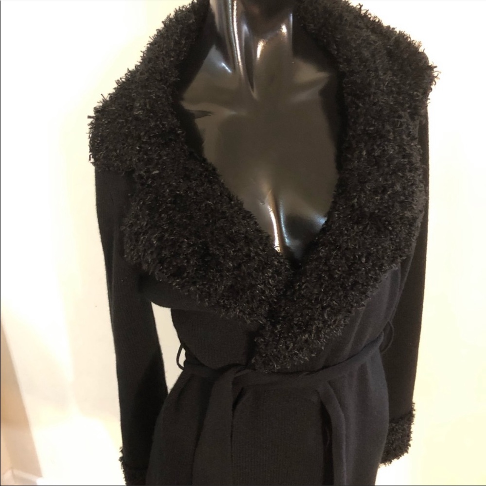 Gas sweater tie waist size large